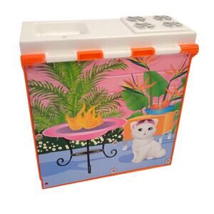 Barbie Replacement Kitchen Stove Refrigerator Parts Not Complete